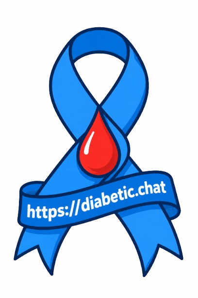 diabetic.chat awareness ribbon